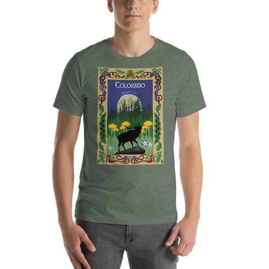 Colorado Elk Postcard T-Shirt
