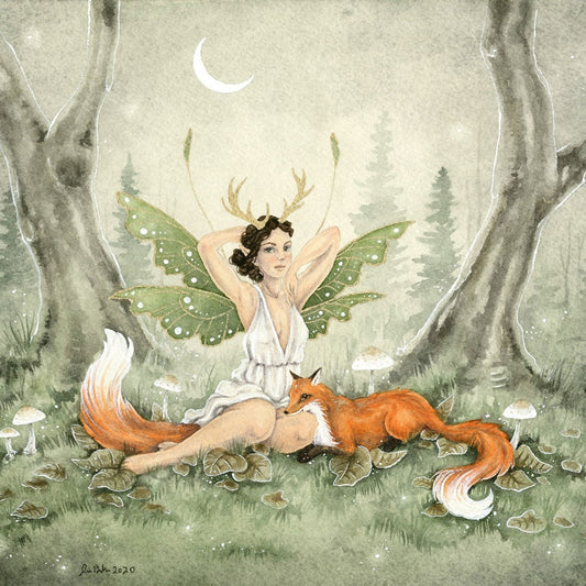 Of Foxes and Enchantments Print