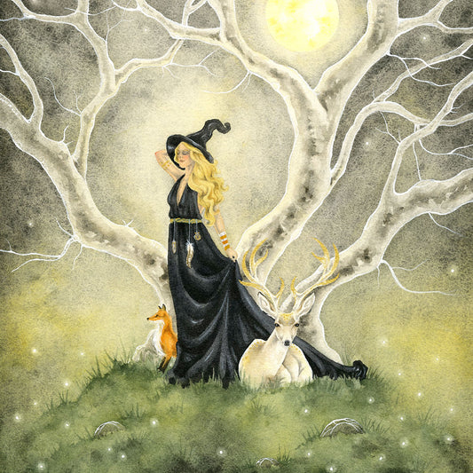 Beneath the Witching Moon Print