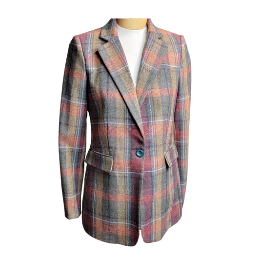 Autumn Plaid Blazer - XL