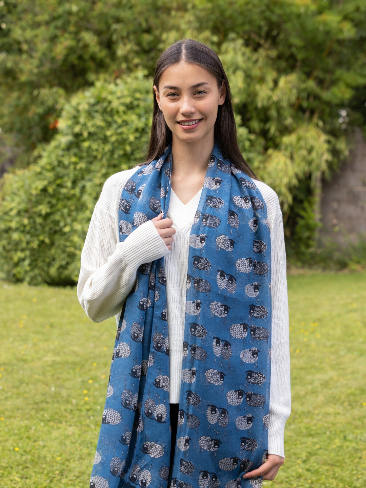 Blue Sheep Scarf