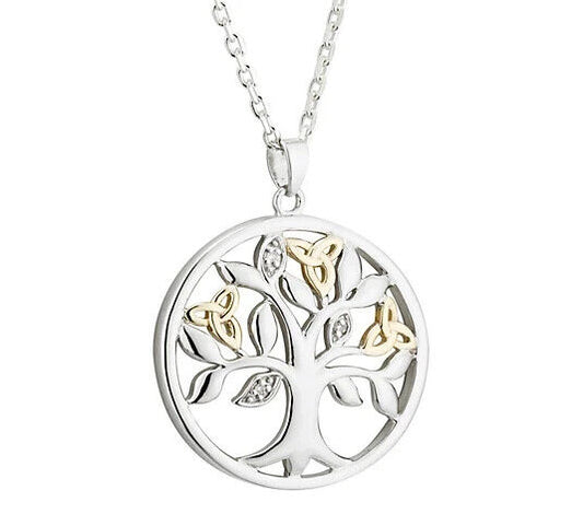 Diamond Tree Of Life Pendant