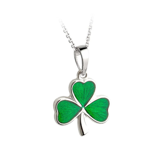 Green Shamrock Pendant