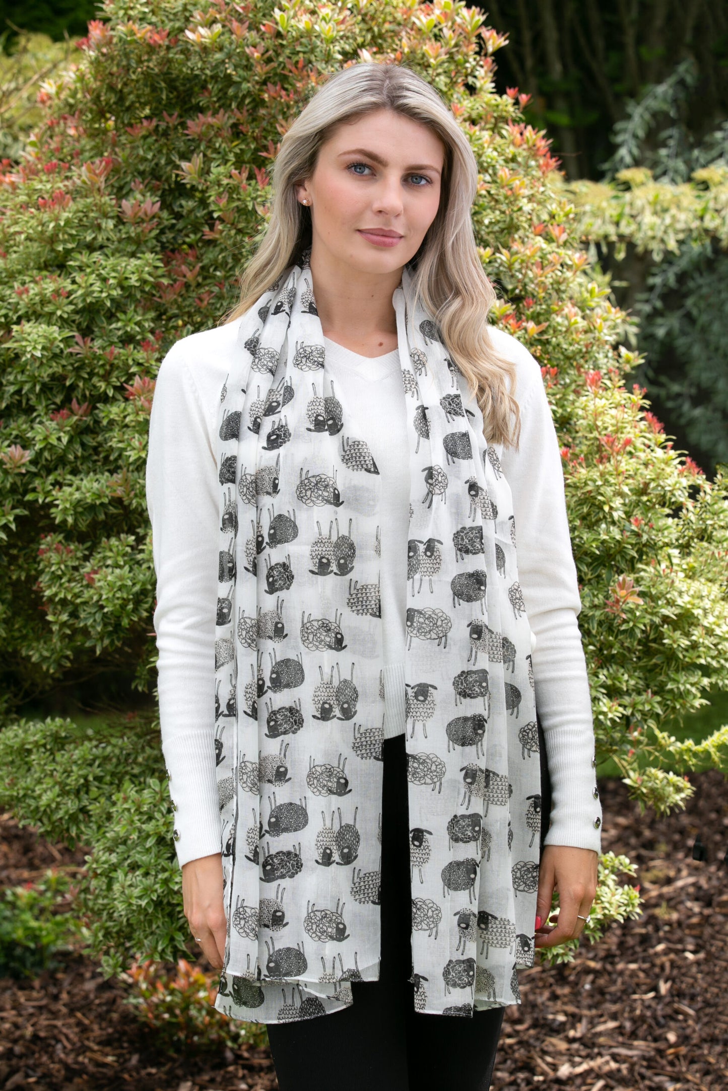 White Sheep Scarf