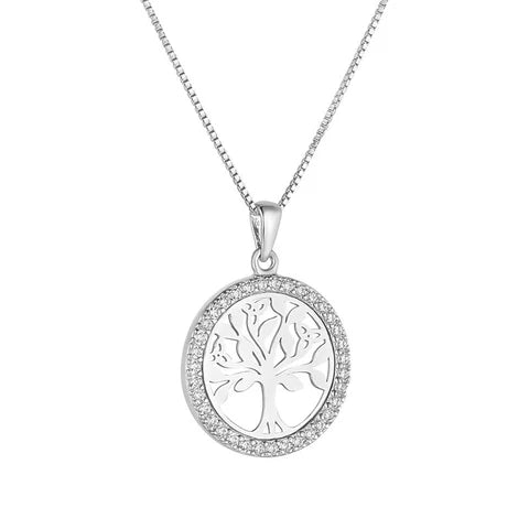 CZ Tree of Life Pendant