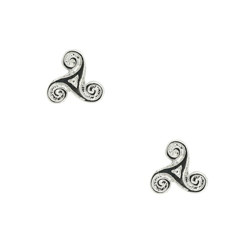 Triskele Stud Earrings