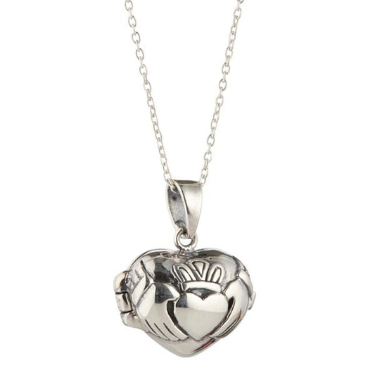 Claddagh Locket Pendant