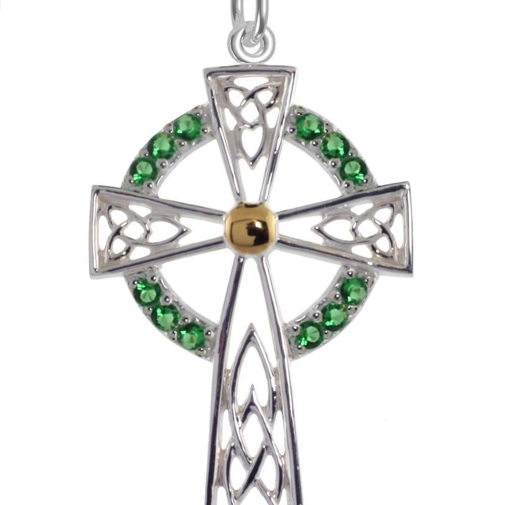 Two-Tone Cross Pendant