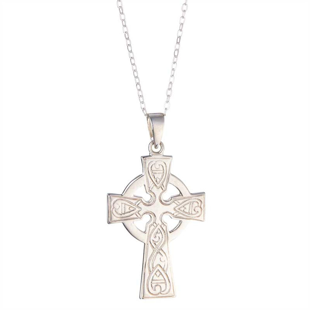 Heart High Cross Pendant