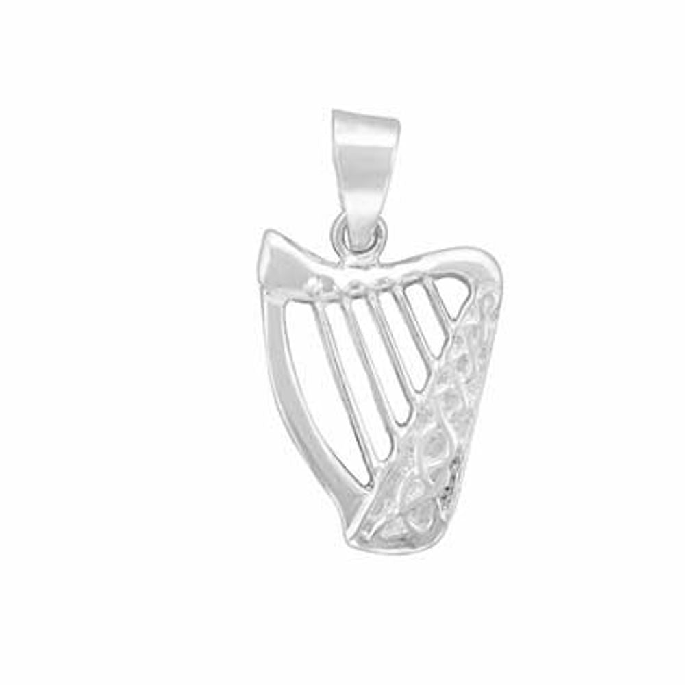 Celtic Harp Pendant