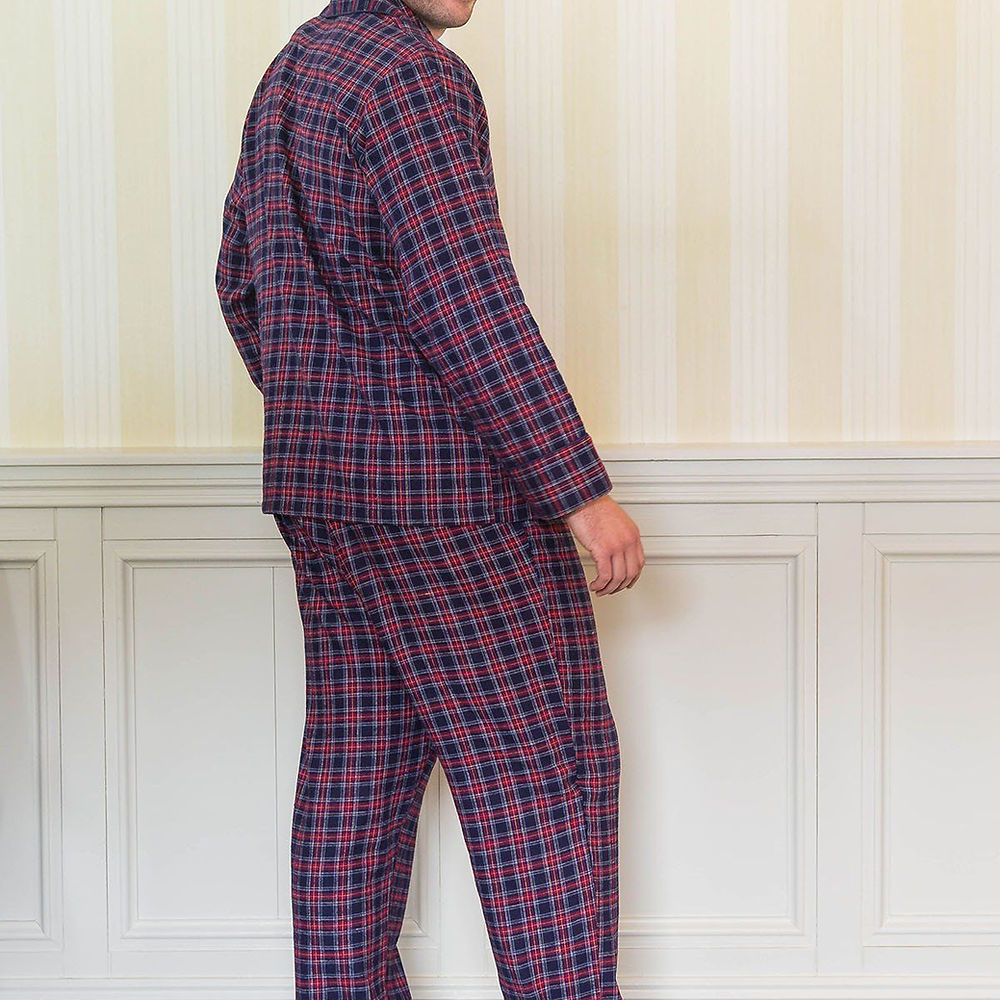 Purple & Navy Tartan Pajamas